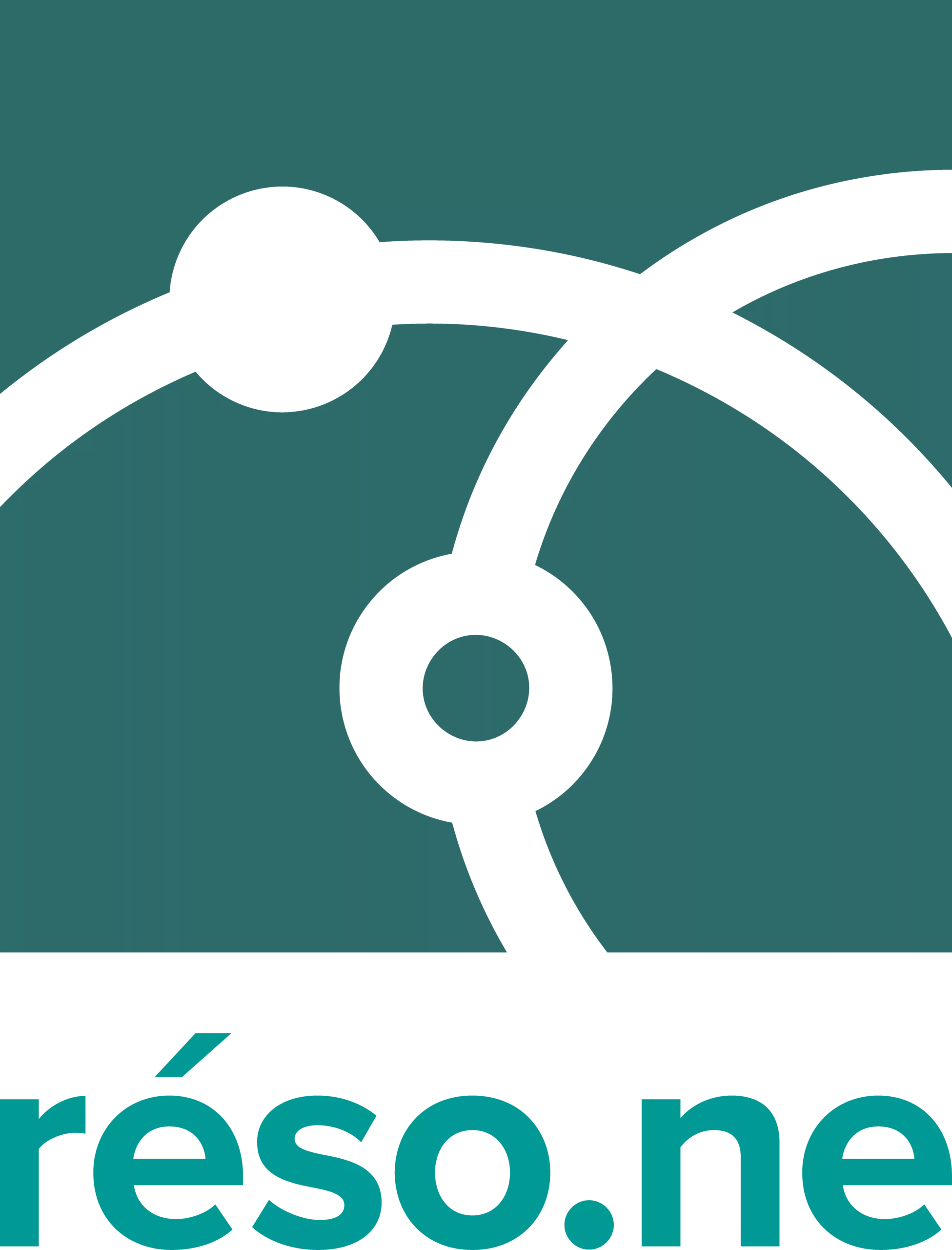 Logo carré de Réso.ne couleurs